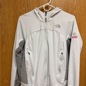 The North Face Summit Series White and Gray Hoodie - women’s Large